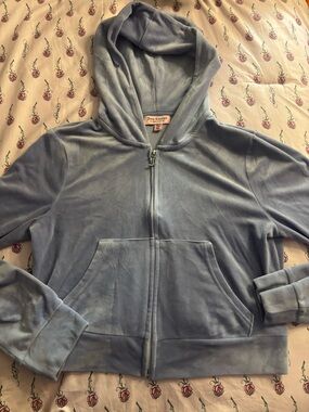 Juicy Couture purple  Velour Zip Hoodie